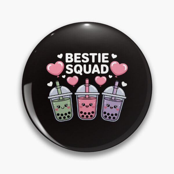 Item preview, Bestie Squad Bubble Tea Cute Kawaii Friends Lovers BFF Girls designed and sold by LapFemile.