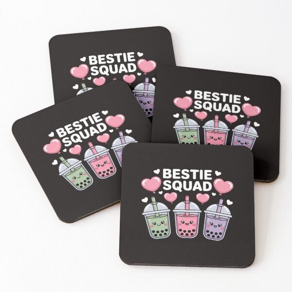 Item preview, Bestie Squad Bubble Tea Cute Kawaii Friends Lovers BFF Girls designed and sold by LapFemile.
