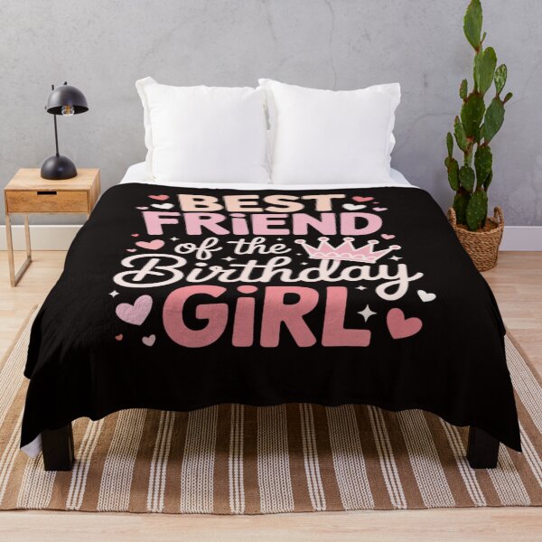 Item preview, Best Friend of the Birthday Girl Cute Pink Matching Family designed and sold by LapFemile.