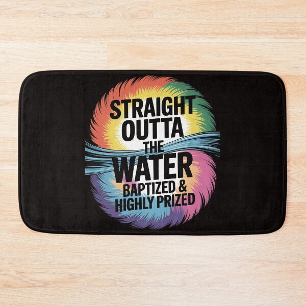 Item preview, Baptism Straight Outta Water Christian designed and sold by LapFemile.