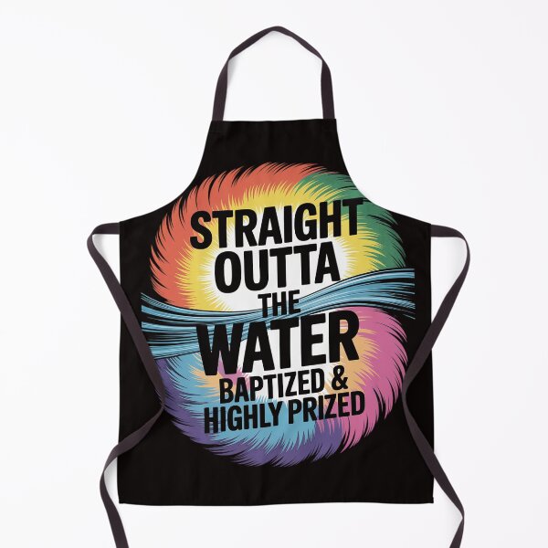 Item preview, Baptism Straight Outta Water Christian designed and sold by LapFemile.