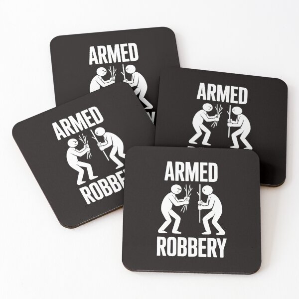 Item preview, Armed Robbery Sarcastic Sarcasm Stickman Stick Figure designed and sold by LapFemile.