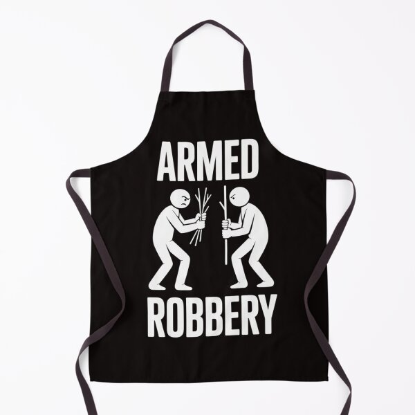 Item preview, Armed Robbery Sarcastic Sarcasm Stickman Stick Figure designed and sold by LapFemile.