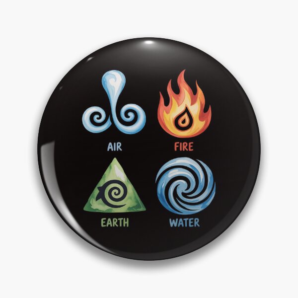 Item preview, Air Fire Water Earth Logo designed and sold by LapFemile.