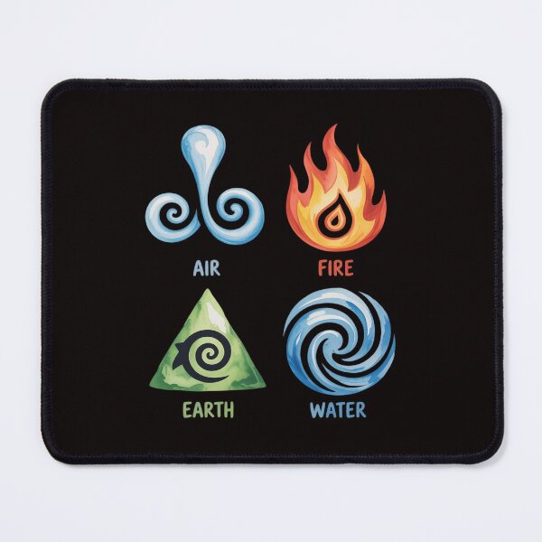 Item preview, Air Fire Water Earth Logo designed and sold by LapFemile.