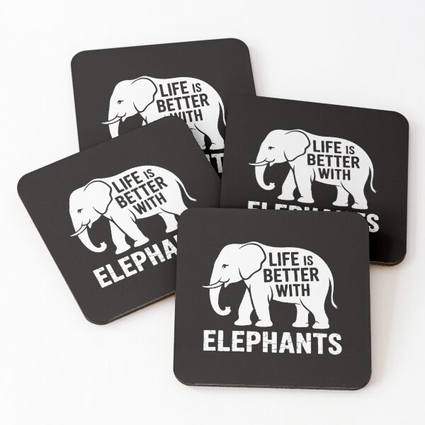 Item preview, Womens Life Is Better With Elephants Elephant Lover designed and sold by LapFemile.