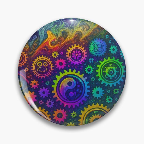 Artikelvorschau, Rainbow Gears – Abstract Swirl Pattern entworfen und verkauft von AnnaMagicArt.