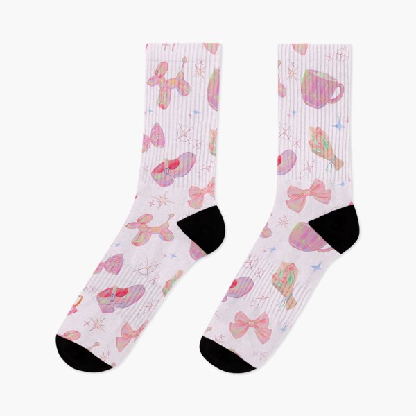 Item preview, Y2K Pastel Hologram Girl Pattern in Soft Pink designed and sold by LoviqueLab.