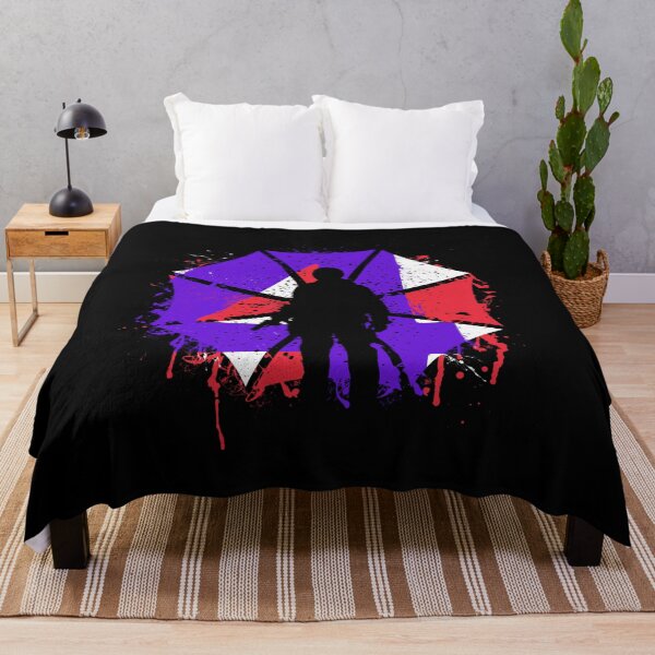 Item preview, Retro Remake umbrella corp re4 leon Purple designed and sold by therocketman.