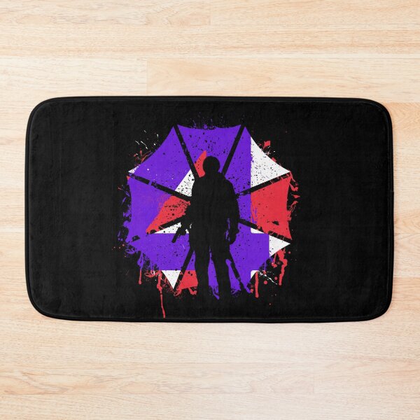 Item preview, Retro Remake umbrella corp re4 leon Purple designed and sold by therocketman.