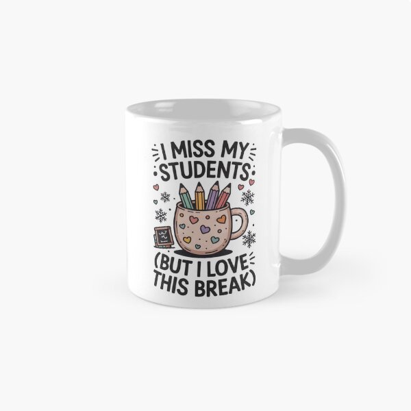 Item preview, I Miss My Students But I Love This Break – Teacher Christmas Shirt designed and sold by GrzeGorzoG.
