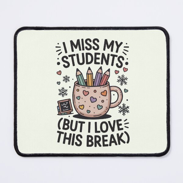 Item preview, I Miss My Students But I Love This Break – Teacher Christmas Shirt designed and sold by GrzeGorzoG.