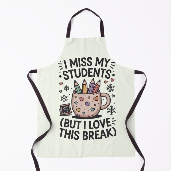 Item preview, I Miss My Students But I Love This Break – Teacher Christmas Shirt designed and sold by GrzeGorzoG.