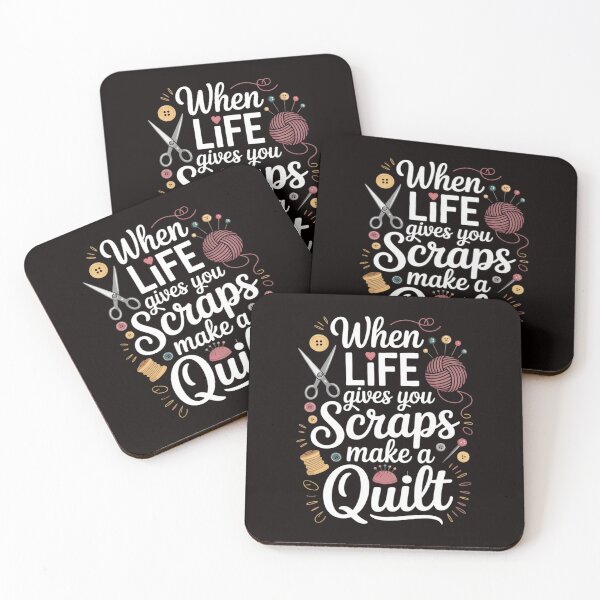 Item preview, When Life Gives You Scraps Make A Quilt Quilting Lover Gift designed and sold by LapFemile.