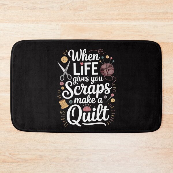 Item preview, When Life Gives You Scraps Make A Quilt Quilting Lover Gift designed and sold by MuteElevent.