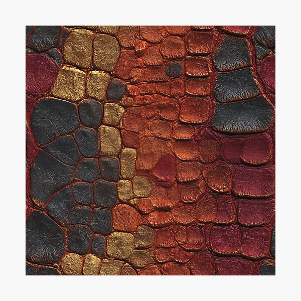 Item preview, Elegant Imitation-Leather Alligator Skin Pattern For Retirement Gift designed and sold by RoyalStarsPatts.