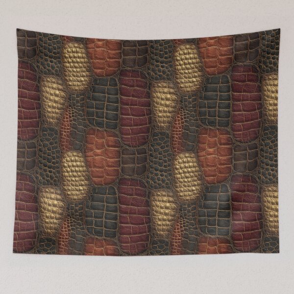Item preview, Unique Deluxe Crocodile Skin Pattern For Luxury Decor designed and sold by RoyalStarsPatts.