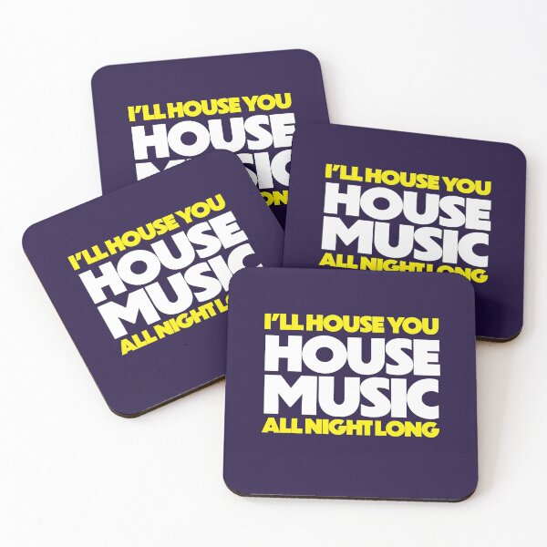 Item preview, House Music All Night Long designed and sold by modernistdesign.
