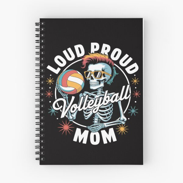 Item preview, Volleyball Mom Skeleton Loud Proud Mother of the Best Player designed and sold by MuteElevent.