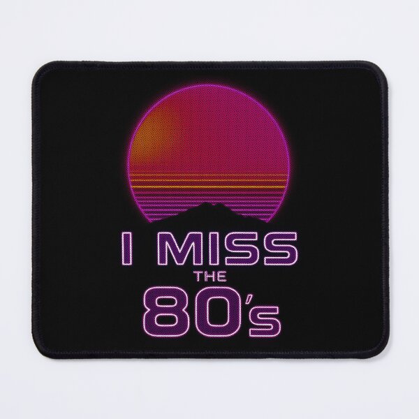Item preview, I Miss The 80s – Neon Sunset Grid designed and sold by SteadyRolling.