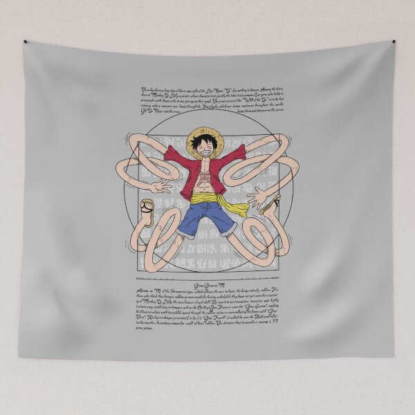 Item preview, The Vitruvian Pirate - Luffy's Gomu Gomu no Mi designed and sold by MrGlayga.
