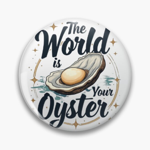 Item preview, The World Is Your Oyster – Adventure & Opportunity Tee designed and sold by WillRose-Fashon.