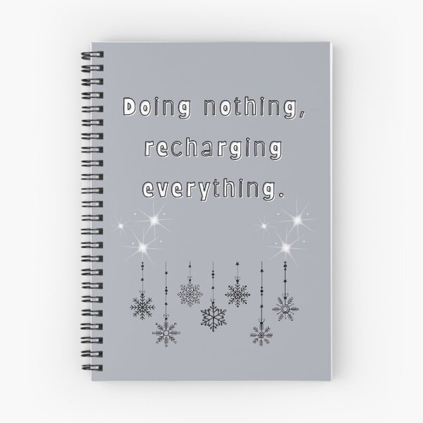 Item preview, Doing Nothing, Recharging Everything — Cozy Pastel Quote designed and sold by mintmono-studio.