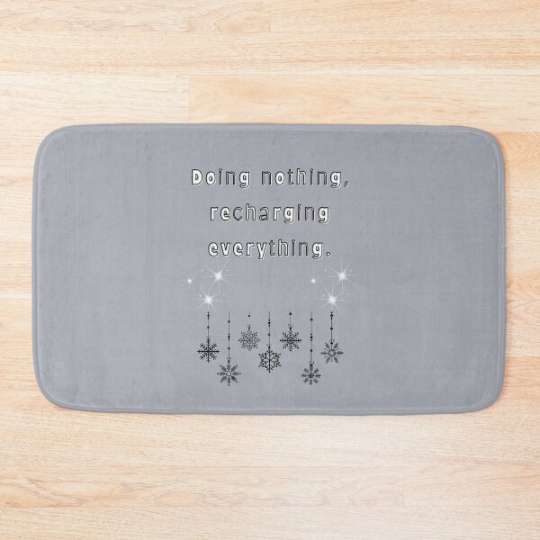 Item preview, Doing Nothing, Recharging Everything — Cozy Pastel Quote designed and sold by mintmono-studio.