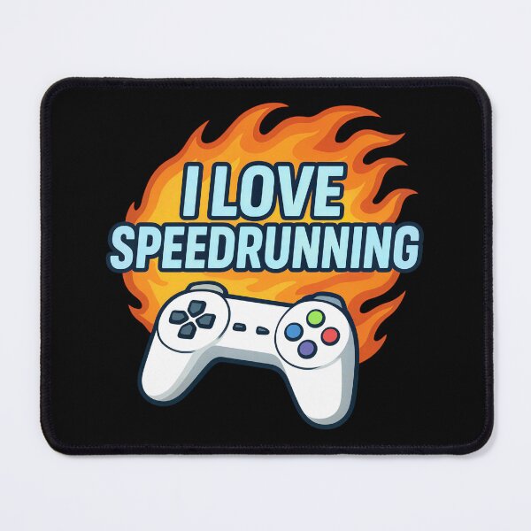 Item preview, Bold I Love Speedrunning Flame Controller Design designed and sold by PHRASEandSTYLE.