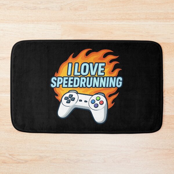 Item preview, Bold I Love Speedrunning Flame Controller Design designed and sold by PHRASEandSTYLE.