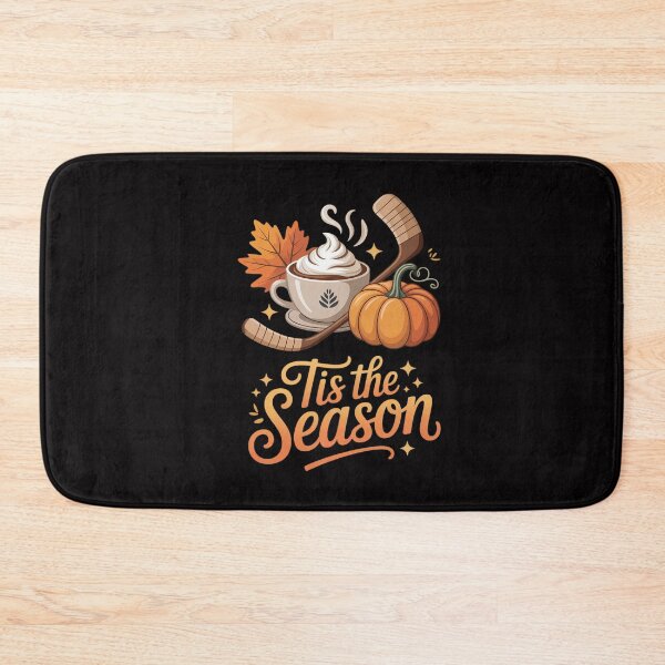 Item preview, Tis The Season Hockey Latte Leaves Hello Pumpkin Halloween designed and sold by CareTopping.