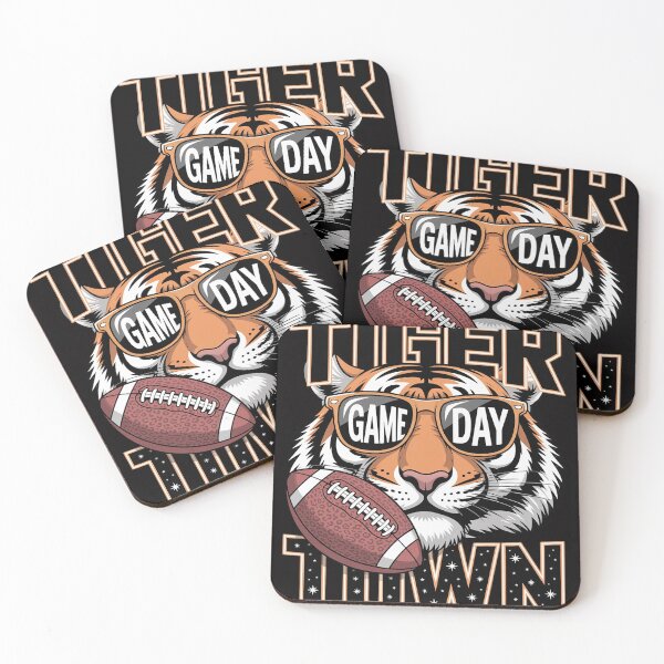 Item preview, Tiger Town Leopard Football Game Day For Men designed and sold by CareTopping.