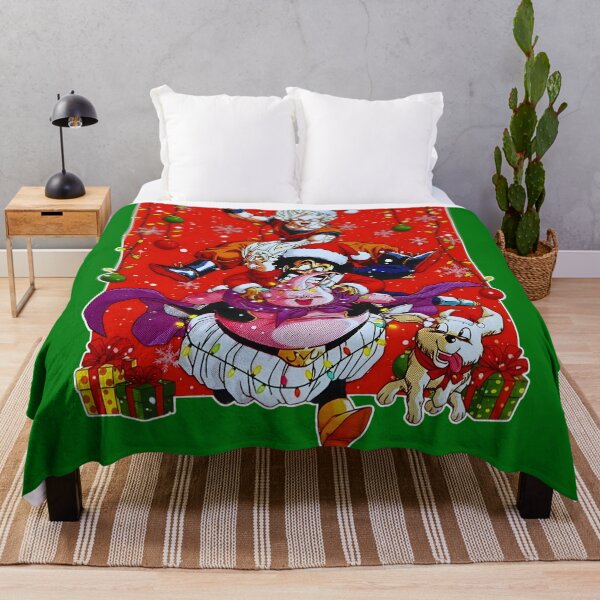 Item preview, Anime Christmas Chaos – Festive Battle Squad Holiday Art designed and sold by Artistic canvas store.