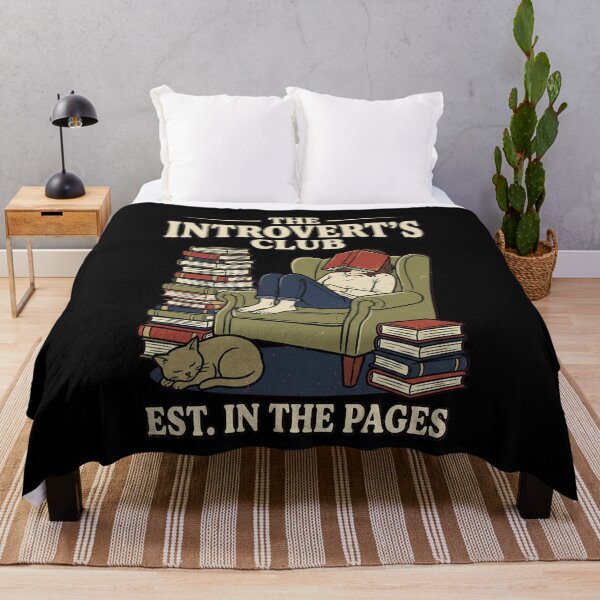 Item preview, Introvert Book Lover - The Introvert's Club designed and sold by TB Designs Official.