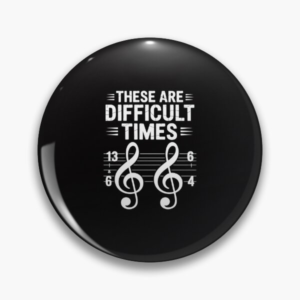 Item preview, These Are Difficult Times Music designed and sold by ConceptThena.