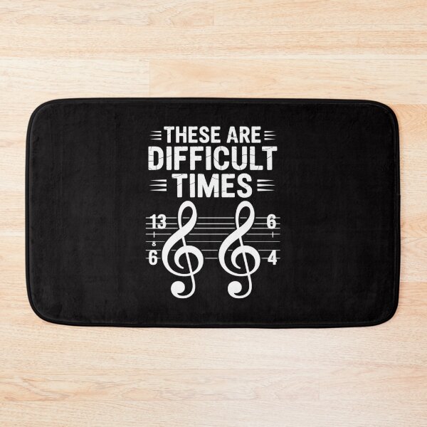Item preview, These Are Difficult Times Music designed and sold by ConceptThena.