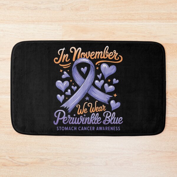 Item preview, In November We Wear Periwinkle Blue Stomach Cancer Awareness Shirt designed and sold by Marga1994.