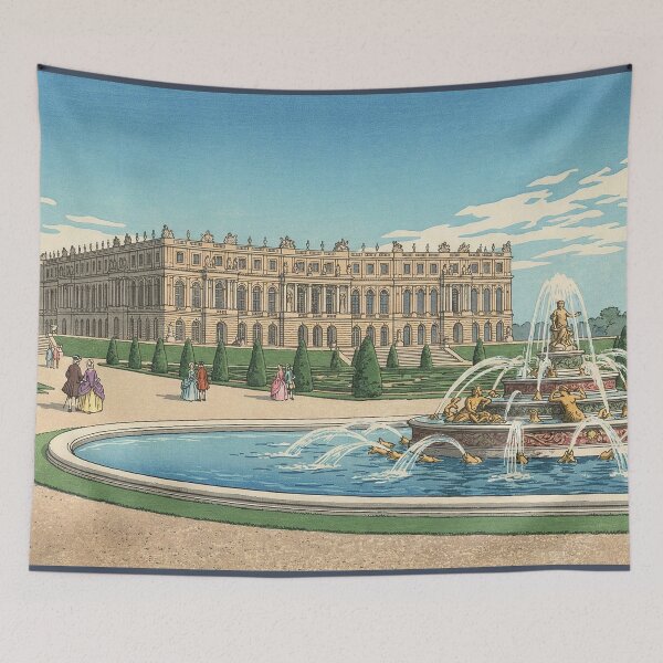 Item preview, Palace of Versailles Japanese Woodblock Print designed and sold by Takeda-art.