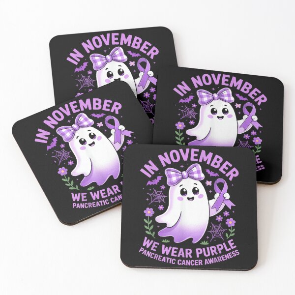 Item preview, In November We Wear Purple Pancreatic Cancer Awareness Support Shirt designed and sold by Marga1994.