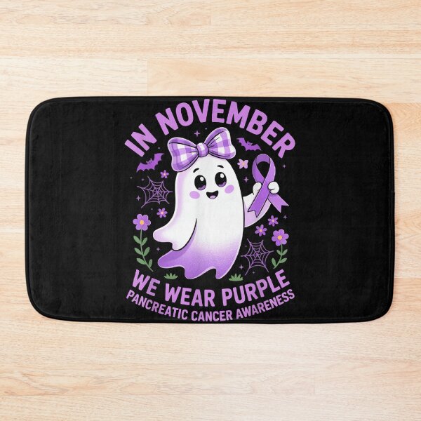 Item preview, In November We Wear Purple Pancreatic Cancer Awareness Support Shirt designed and sold by Marga1994.