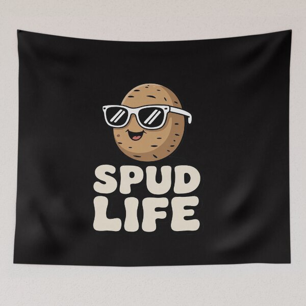 Item preview, Spud Life Potato Food Humor Vegetable Gift designed and sold by ConceptThena.
