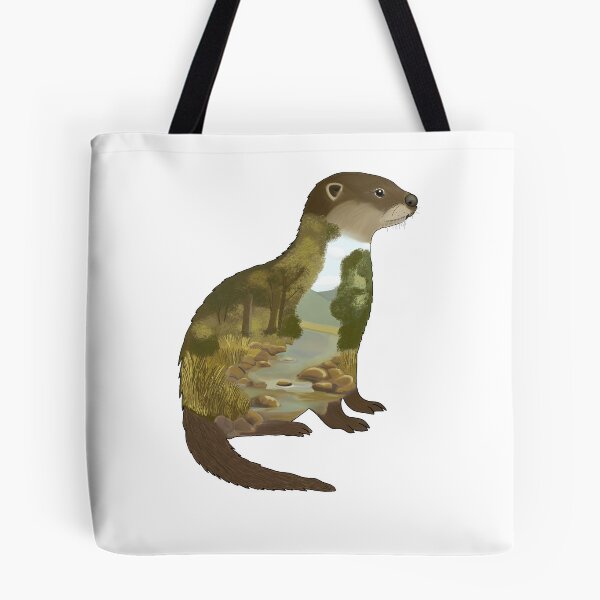 Item preview, “River Spirit: North American Otter in Its Element” designed and sold by RivendellBird.