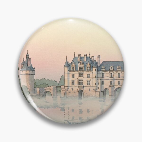 Item preview, Chateau de Chenonceau Japanese Woodblock Print designed and sold by Takeda-art.