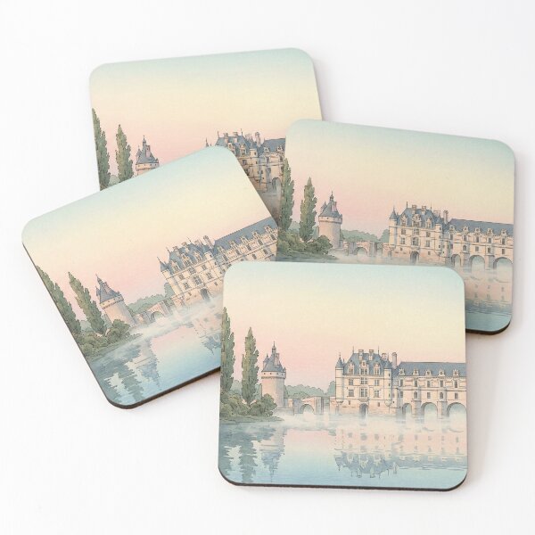 Item preview, Chateau de Chenonceau Japanese Woodblock Print designed and sold by Takeda-art.