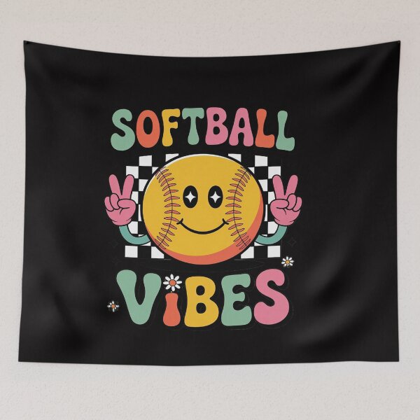 Item preview, Softball Vibes Softball Game Day Girls Women designed and sold by ConceptThena.