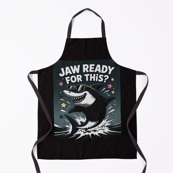 Item preview, Shark Jaw Ready For This Shark Pun designed and sold by ConceptThena.