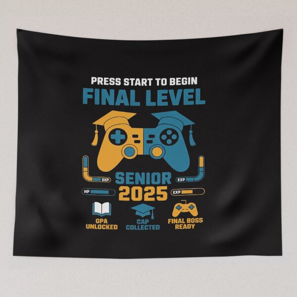 Item preview, Senior Class Of 2025 Back To School Gamer Senior 2025 designed and sold by ConceptThena.