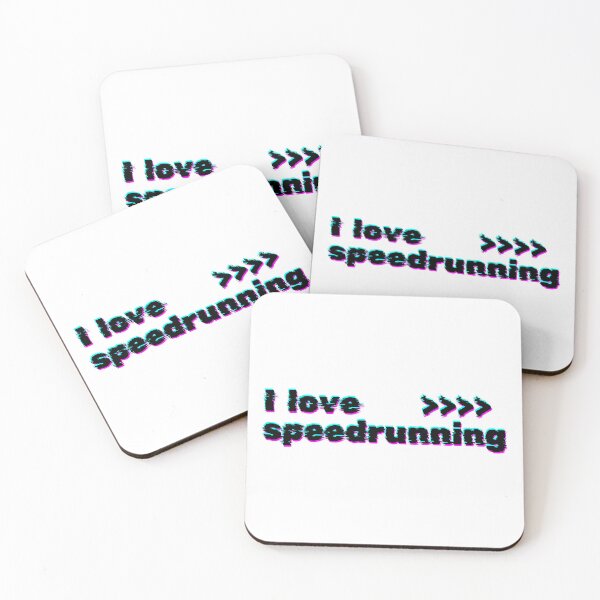 Item preview, Glitch Arrows Speedrunning Aesthetic Text Design designed and sold by PHRASEandSTYLE.