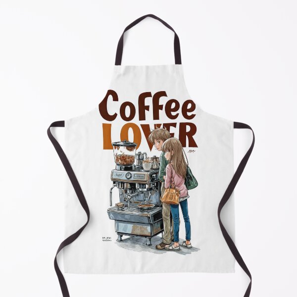 Item preview, Cute Coffee Lover Barista Machine – Adorable Coffee Shop Cartoon Art designed and sold by Grafititee.