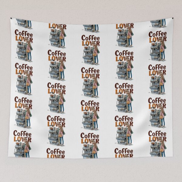 Item preview, Cute Coffee Lover Barista Machine – Adorable Coffee Shop Cartoon Art designed and sold by Grafititee.